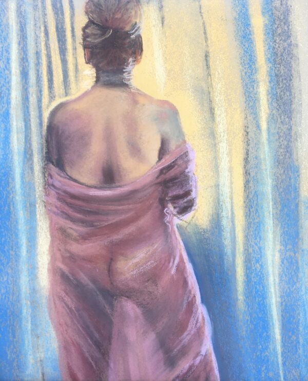 "Peeking at the Sun" Original Pastel by Shawn Dell Joyce
