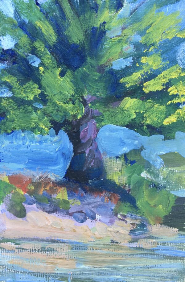 "Tree Study" Original Oil artwork by Shawn Dell Joyce